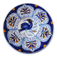 Assiette creuse antique Faenza fabriquée et peinte à la main en Italie et signée des années 1950