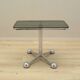 Coffee table on wheels, Italian design, 1970s, manufacturer: Allegri