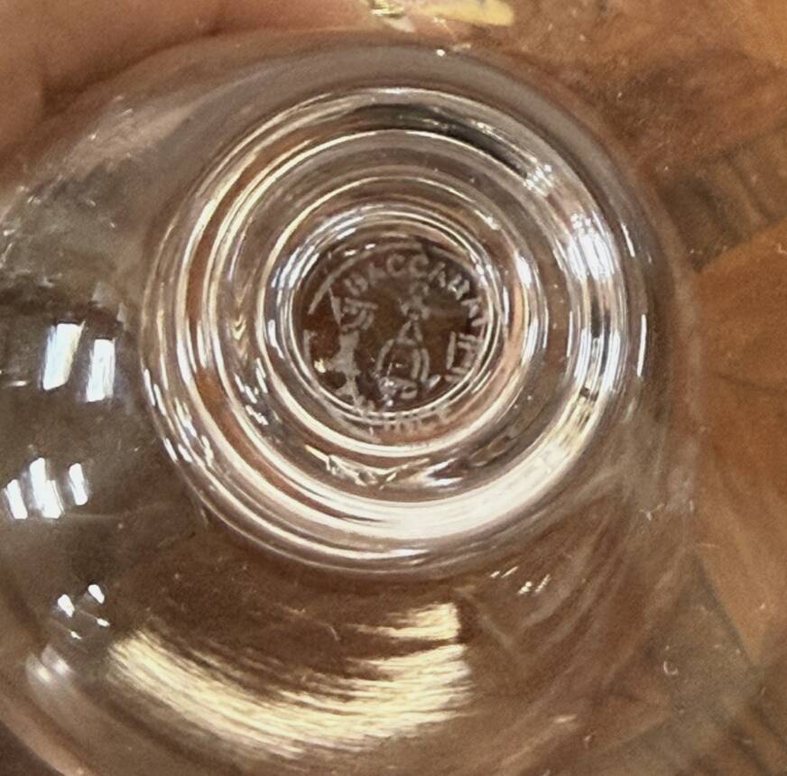 10 verres à eau Baccarat – Modèle Sévigné