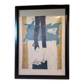 Lithograph by Josef Ebnother "The Path"