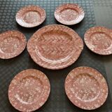 Grindley of Stoke Royal Tudor Velvet Rose English Earthenware Service