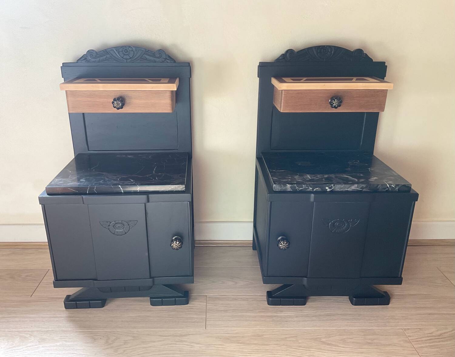 Art Deco bedside tables