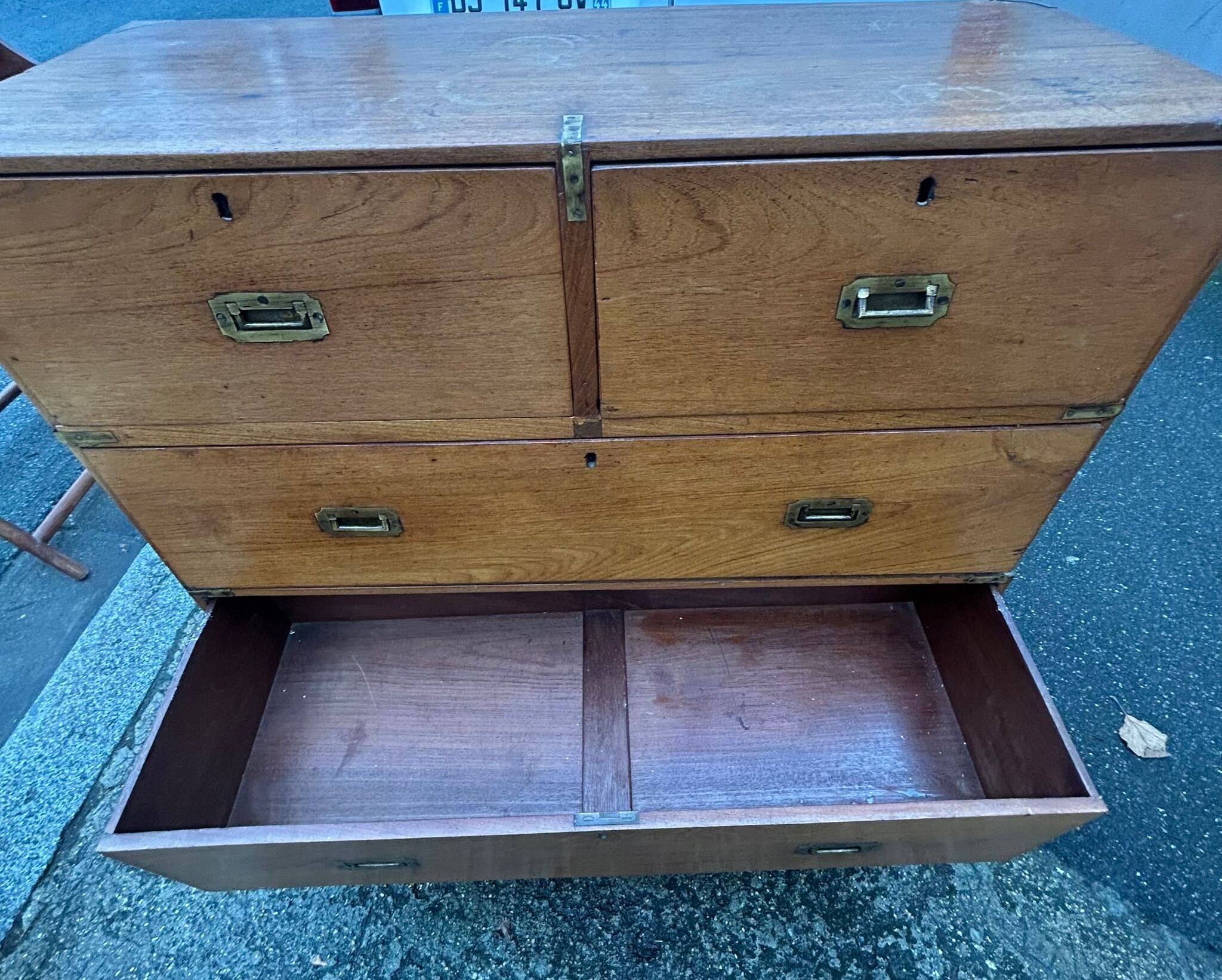 Navy chest of drawers
