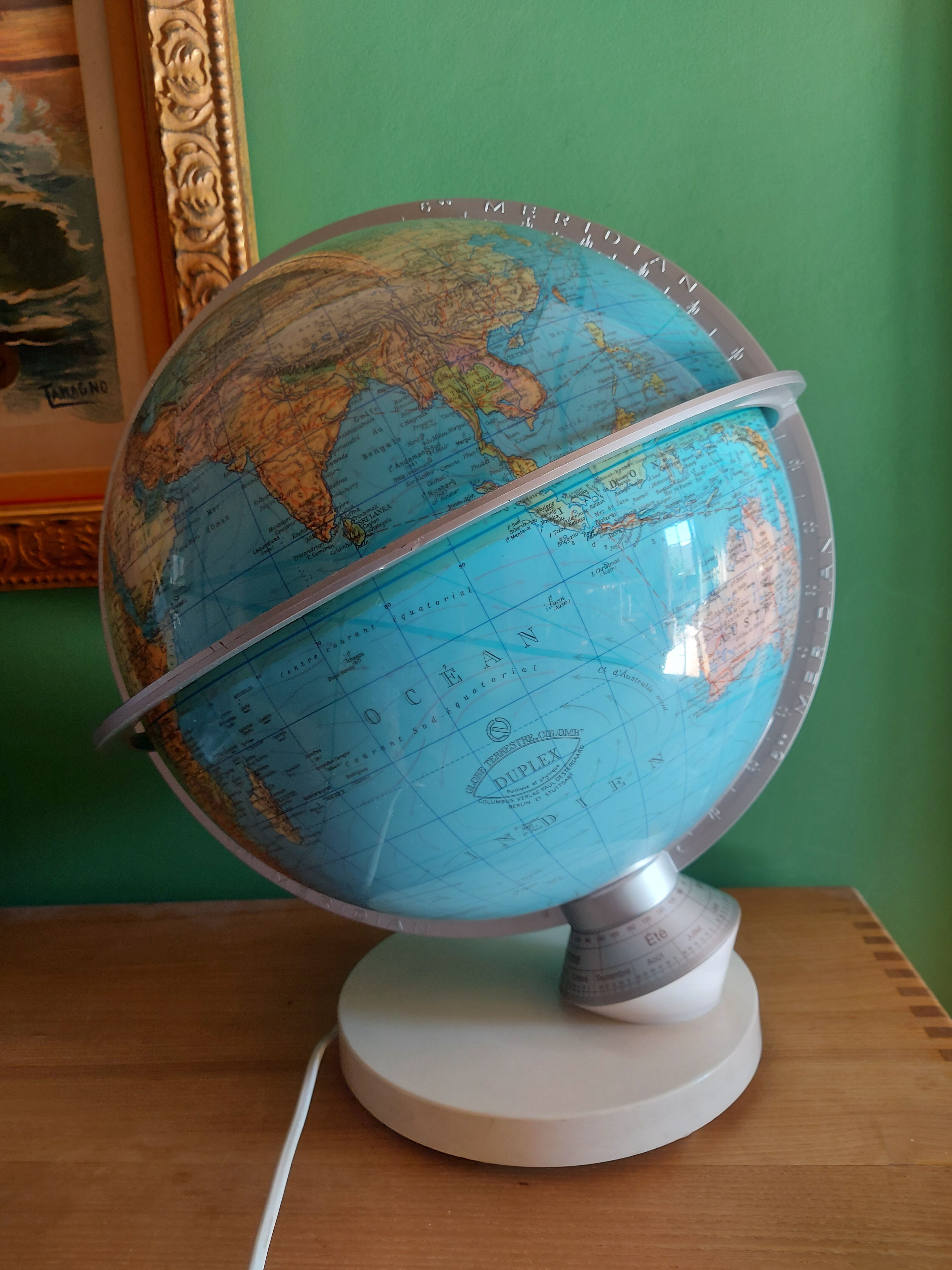 Luminous globe Columbus70'S , Columbus Verlag , Paul Oestergaard
