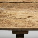 Table à Tréteaux Rustique d'Art Populaire, Espagne, 19ème Siècle