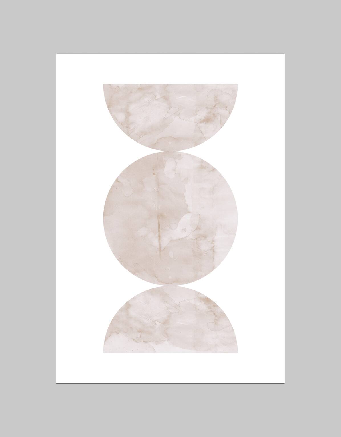 2 geometric art prints. (42x59.4cm)