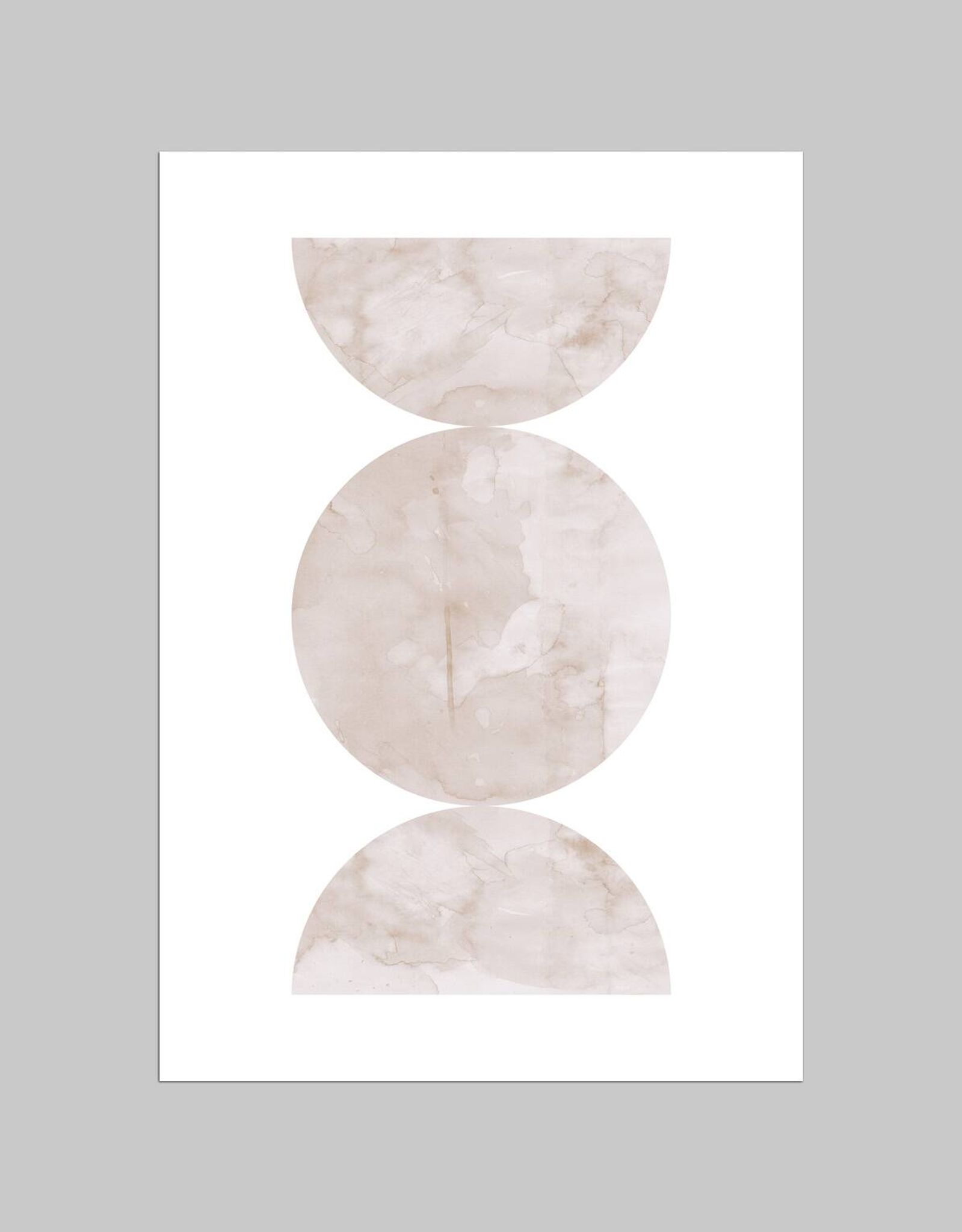 2 geometric art prints. (42x59.4cm)