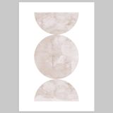 2 geometric art prints. (42x59.4cm)