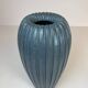 Blue vase from the mid-century period by Vicke Lindstrand, 1950s, Sweden.