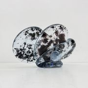 Mid-century abstract glass sculpture, 1970s