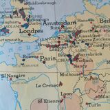 Former rossignol school map of europe.