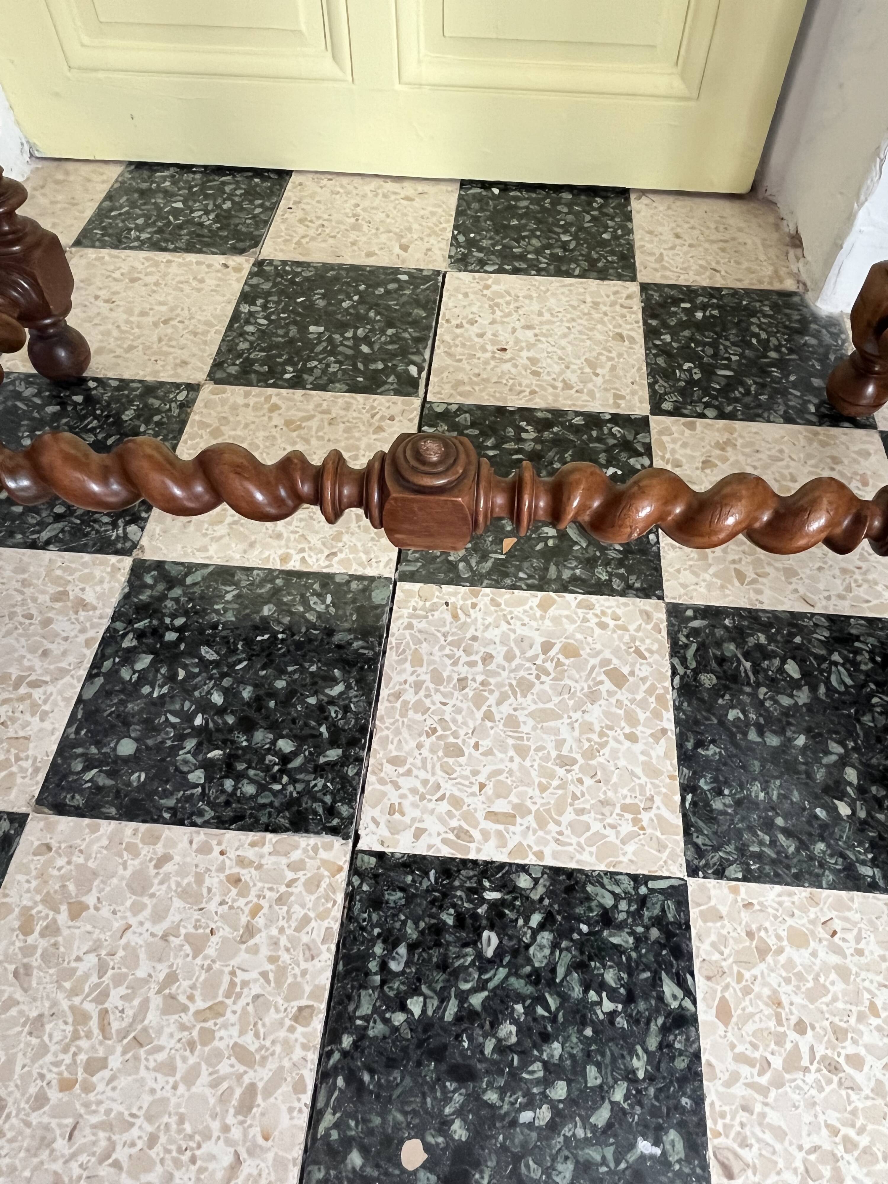 Louis XIII style walnut desk