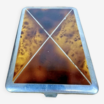 Art Deco style metal cigarette case