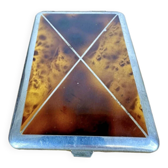 Art Deco style metal cigarette case