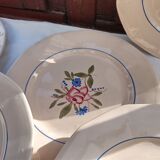 12 flat plates Digoin