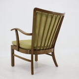 1940s Fritz Hansen Beech Armchair by Soren Hansen Model 1628 , Denmark