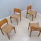 Vintage original set of 4 dining chairs