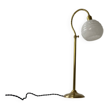 Vintage swan neck desk lamp