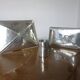 Modernist letter holder jean goardere envelope shape in shiny pewter 1970