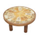Vintage ceramic coffee table by Vallauris by R Leduc