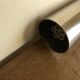 Space Age 1970s brushed steel flower vase