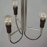Chrome pendant light, Italian design, 1960s