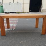 Table de salle à manger en orme 1970