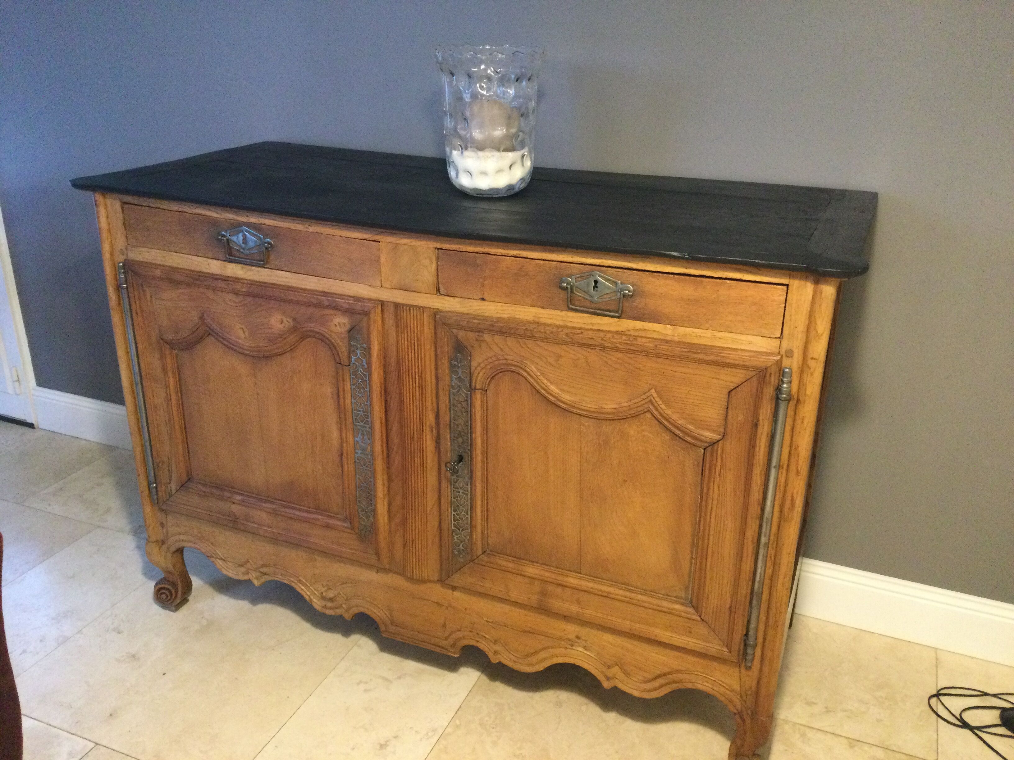 Solid oak country buffet