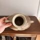 Vintage USSR Soviet Ceramic Amphora Handle Vase