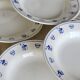 6 vintage earthenware breakfast plates