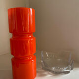 Fitz lamp in orange glass Vintage Habitat