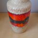 Vase fat lava 70s