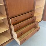 Vintage Danish Highboard teak and oak