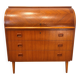 Rare Scandinavian curved secretary from Sweden.