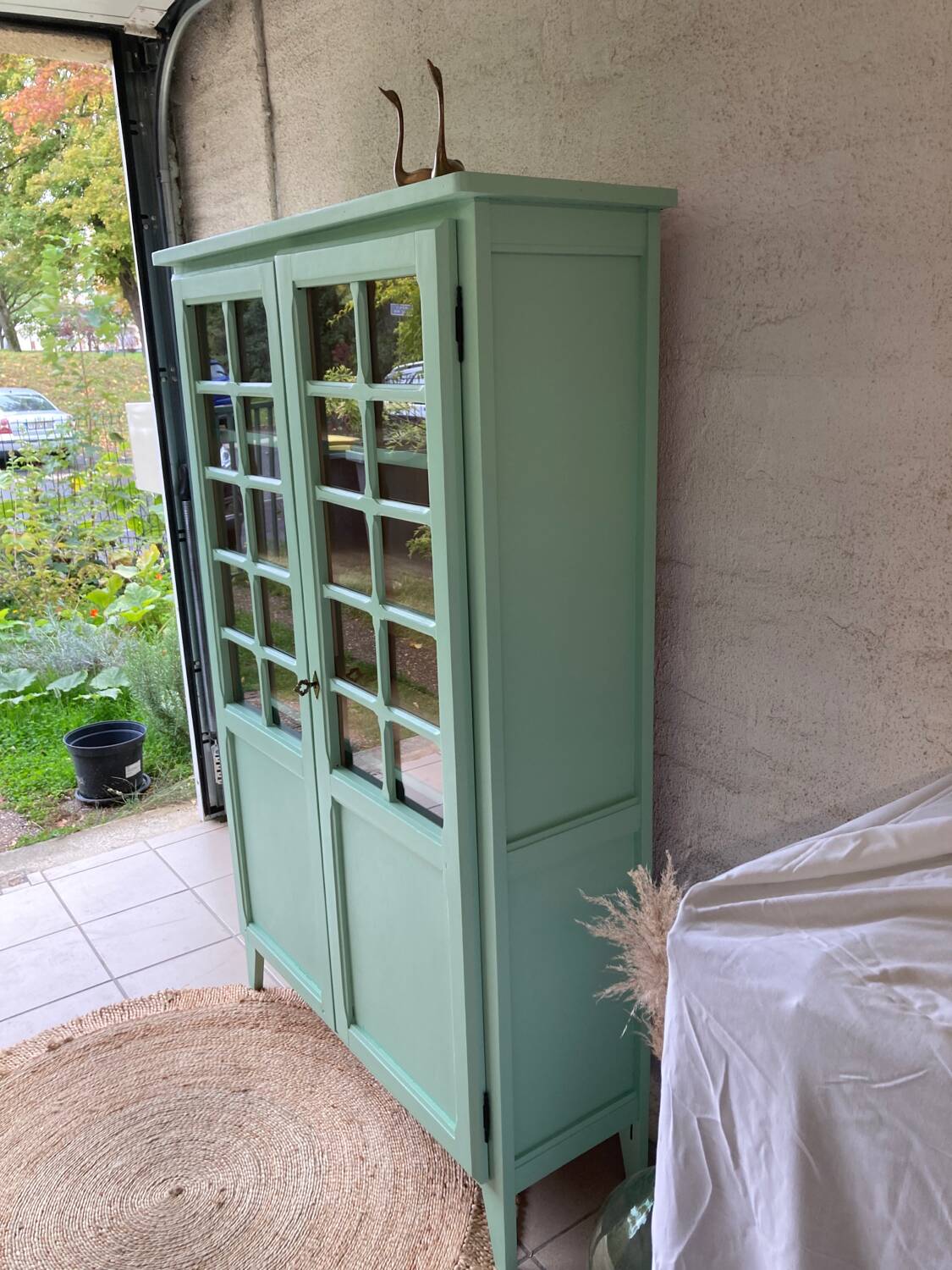 Parisian glass cabinet