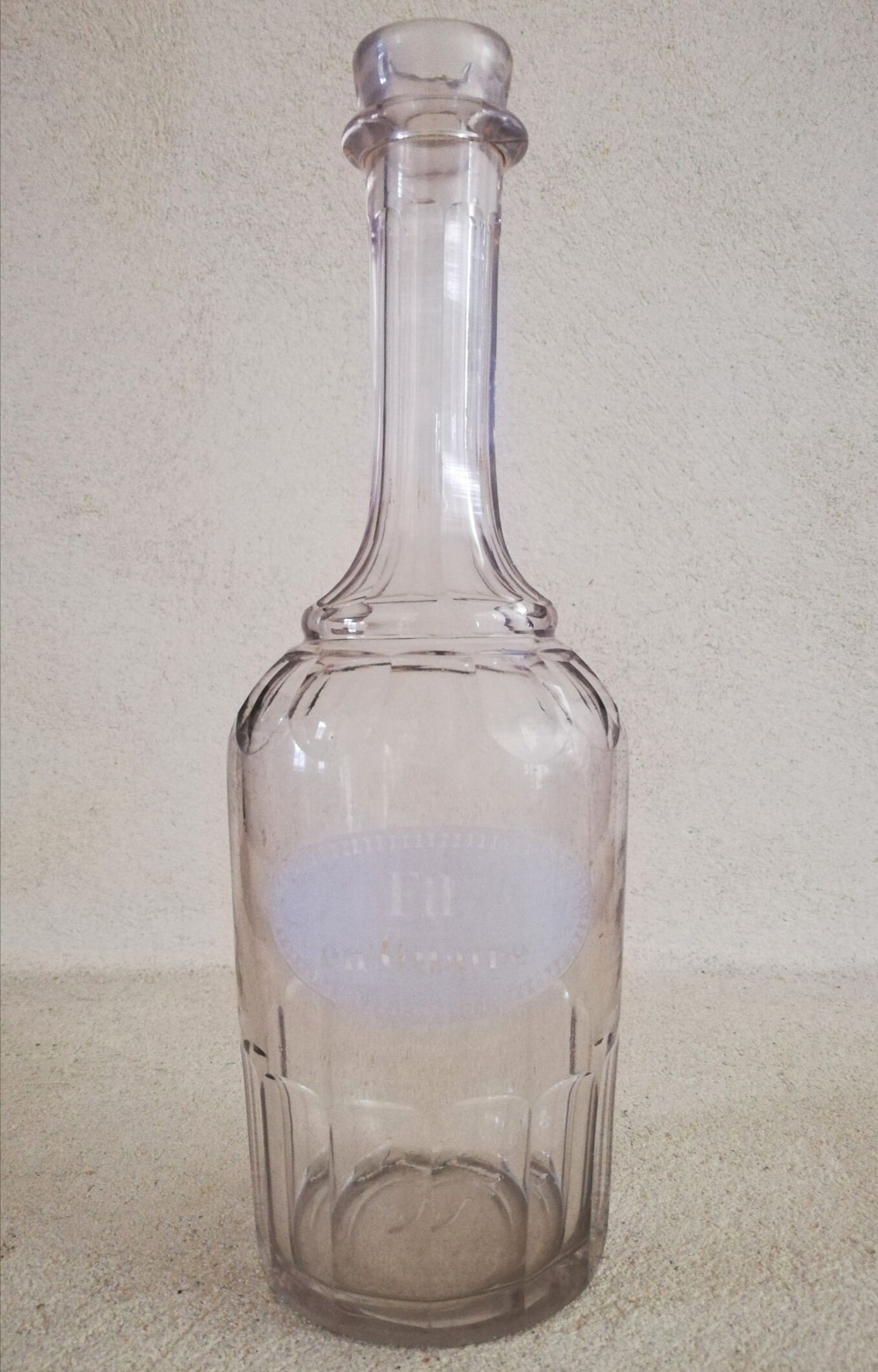 Crystal decanter early 20th century
