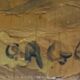Tableau HSP "Mediterranean Sea" boat and fisherman signed Dorges