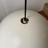 Industrial hanging lamp in white metal