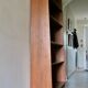 Tapered teak profile bookcase by Johannes Sorth, Denmark 1960