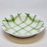 Moulin Des Loups Salad Bowl Green Check Tablecloth Model
