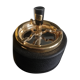 Black ashtray and gold gold gold metal with Soveno wheel