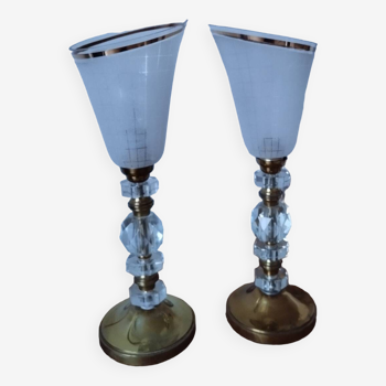 Duo of table lamps