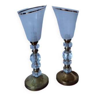 Duo of table lamps