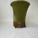 Vintage green bedroom chair