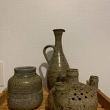 Lot Gres Vintage Ceramic Faience circa 1960