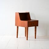 1960s bedside table with double top