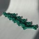 Green ceramic horse knife holder