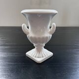 Vase blanc stylé Médicis