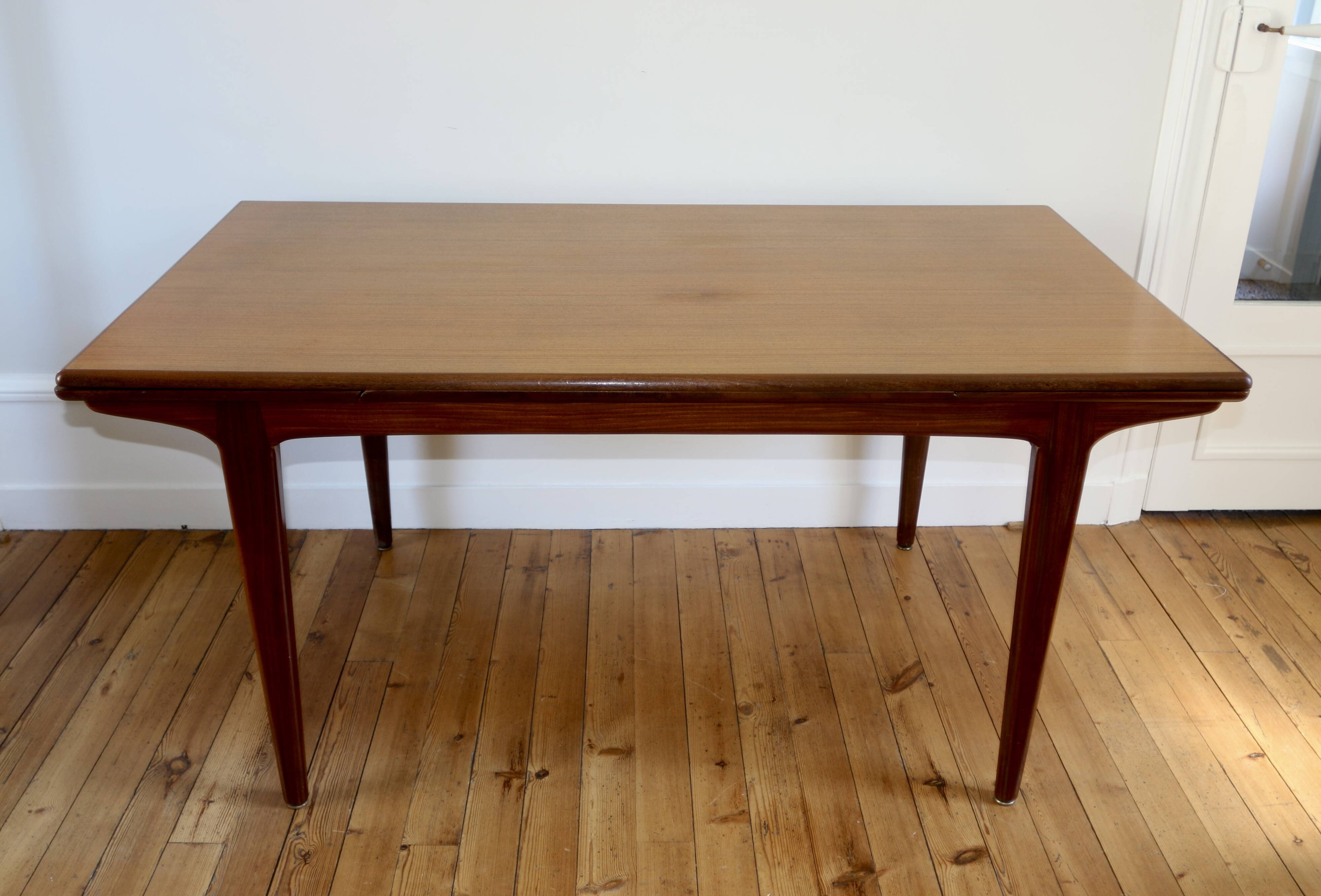 Vintage Scandinavian teak dining table, 1960s