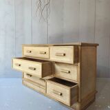 Commode en rotin